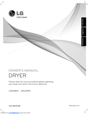 LG SteamDryer LSDE388VS Owner's Manual