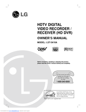 LG LST-3410A Owner's Manual