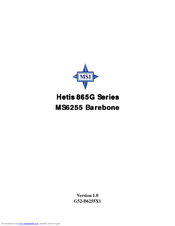 MSI MS6255 User Manual