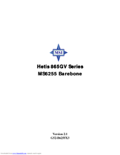 MSI MS6255 User Manual