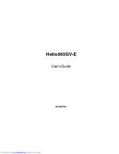 MSI 865GV-E - Hetis - Lite User Manual