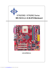 MSI K7N2GM2-LSR User Manual