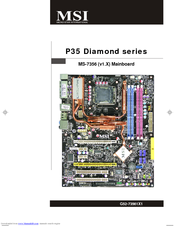 MSI P35 Diamond MS-7356 User Manual