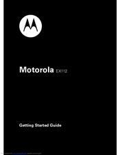 Motorola EX115 Getting Started Manual
