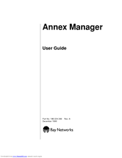 Bay Networks Manager User Manual