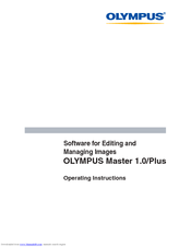 Olympus Master Operating Instructions Manual