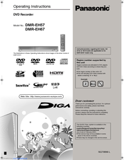 Panasonic Diga DMR-EH67 Operating Instructions Manual
