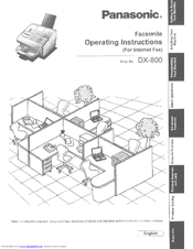 Panasonic DX-800AU Operating Instructions Manual
