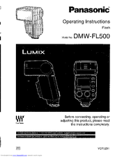 Panasonic FL500 - DMW - Hot-shoe clip-on Flash User Manual