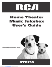 RCA RTD750 User Manual