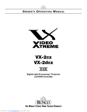Runco Video Xtreme VX-2cx User Manual