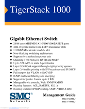 SMC Networks 8724ML3 - annexe 1 Management Manual