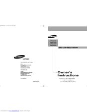 Samsung LNR329DX User Manual