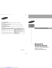 Samsung LNS3292D Owner's Instructions Manual