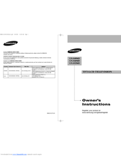 Samsung LN-S4096D Owner's Instructions Manual
