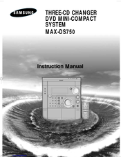 Samsung MAX-DS750 Instruction Manual