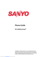 Sanyo PLS-2400 Phone Manual