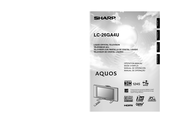 Sharp LC-26GA4U - AQUOS HDTV-Ready LCD Flat-Panel TV Operation Manual