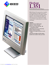 EIZO FlexScan L351 Brochure & Specs