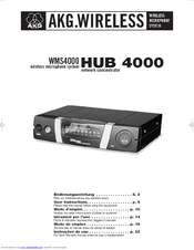 AKG HUB4000 Q User Instructions