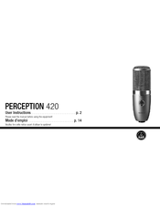 AKG PERCEPTION 420 User Instructions