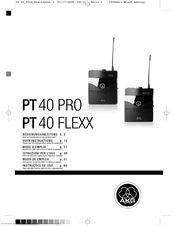 AKG PT 40 FLEXX User Instructions