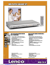 LENCO DVD-28 K - Brochure