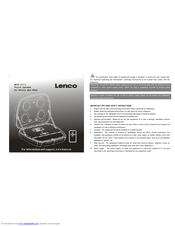 LENCO IPD-4500 User Manual