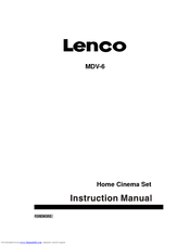LENCO MDV-6 Instruction Manual