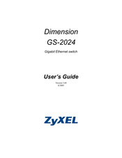 ZyXEL Communications Dimension GS-2024 User Manual