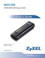 ZyXEL Communications MAX-506 - V1.0 Manual