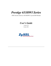 ZyXEL Communications PRESTIGE 653HX User Manual