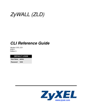 ZyXEL Communications ZYWALL - CLI Reference Manual