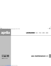 APRILIA LEONARDO 125 Manual