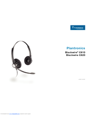 PLANTRONICS Blackwire 600 Manual