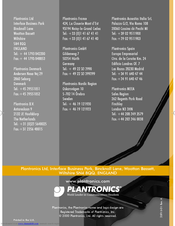 PLANTRONICS HL2 Manual