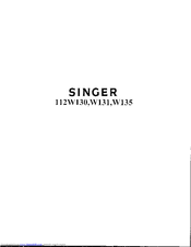 SINGER 112W130 Instructions For Using And Adjusting