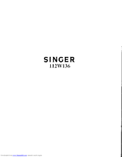 SINGER 112W136 Instructions For Using And Adjusting