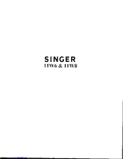 SINGER 11W6 Instructions For Using And Adjusting