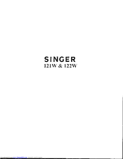 SINGER 122W Instructions For Using Manual