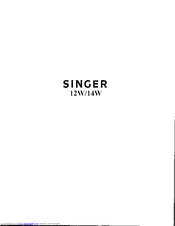 SINGER 12w23 Instructions For Using Manual