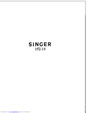 SINGER 15-211 Instructions For Using And Adjusting