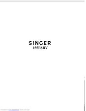 SINGER 155B8BV Operator's Manual
