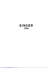 SINGER 188K Manual