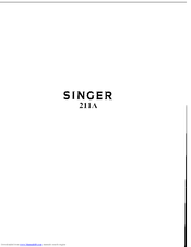 SINGER 211A166KA Instructions Manual