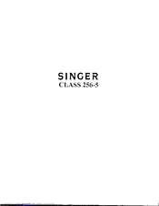 SINGER 256-5 Instructions For Using Manual