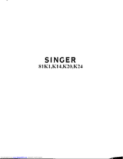 SINGER 81K24 Instructions For Using Manual