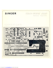 SINGER TOUCH-TRONIC 2000 Manual