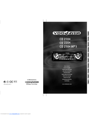 VDO CD 2104 - User Manual