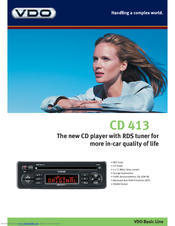 VDO CD 413 - Datasheet